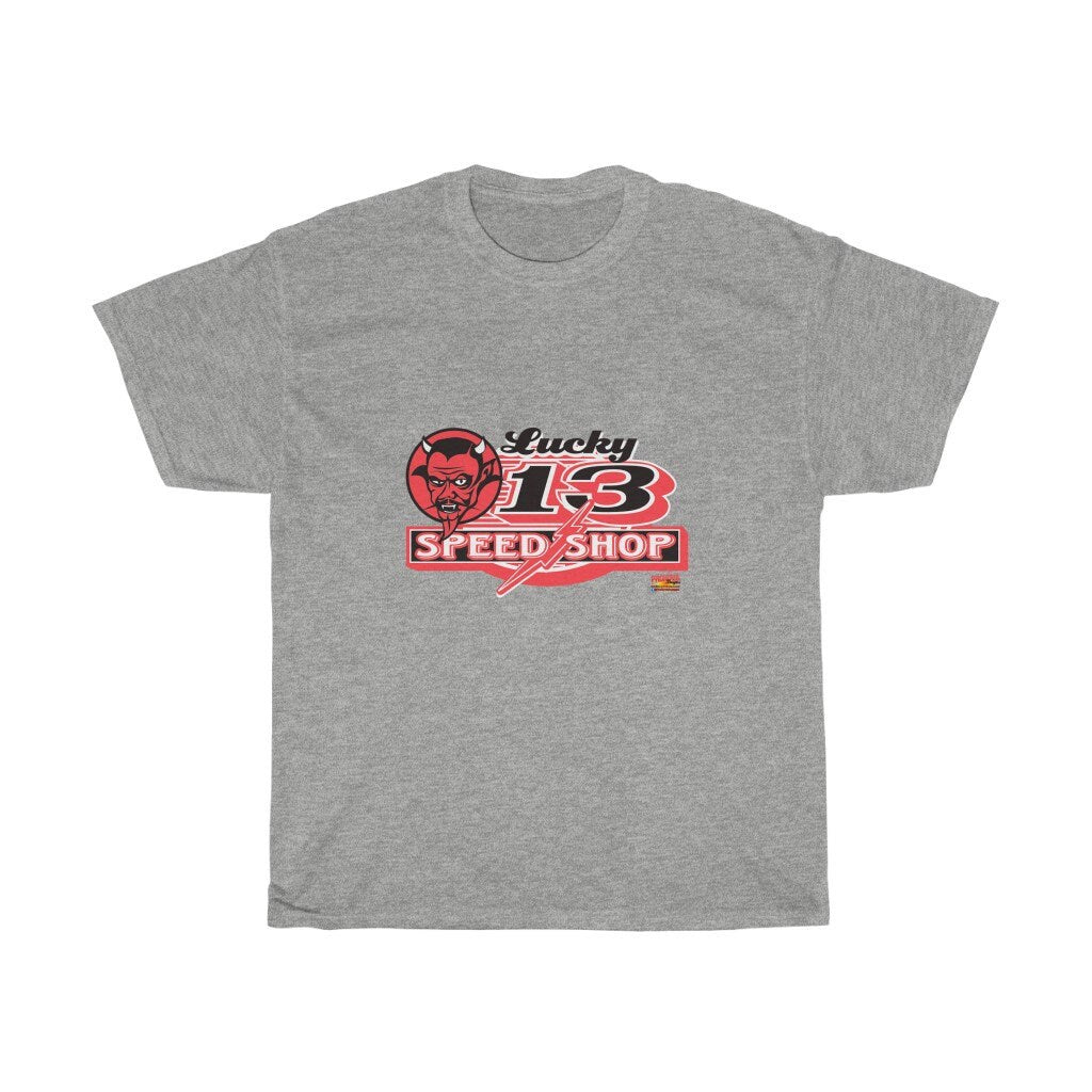 Lucky 13 Speed Shop T-Shirt - Hot Rod Garage - Sizes S-5XL