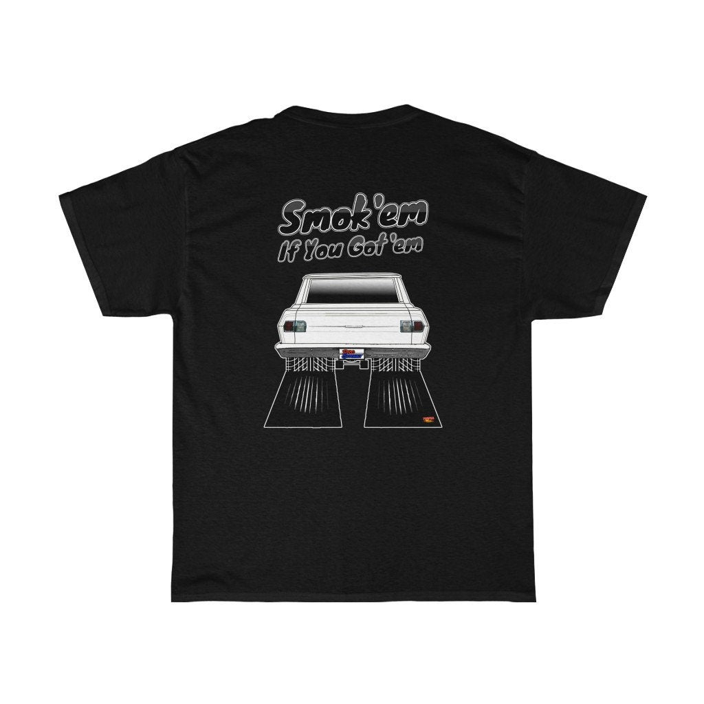 1965 Chevy II Nova Wagon T-Shirt - Smoke 'Em if You Got 'Em - Sizes S-5XL
