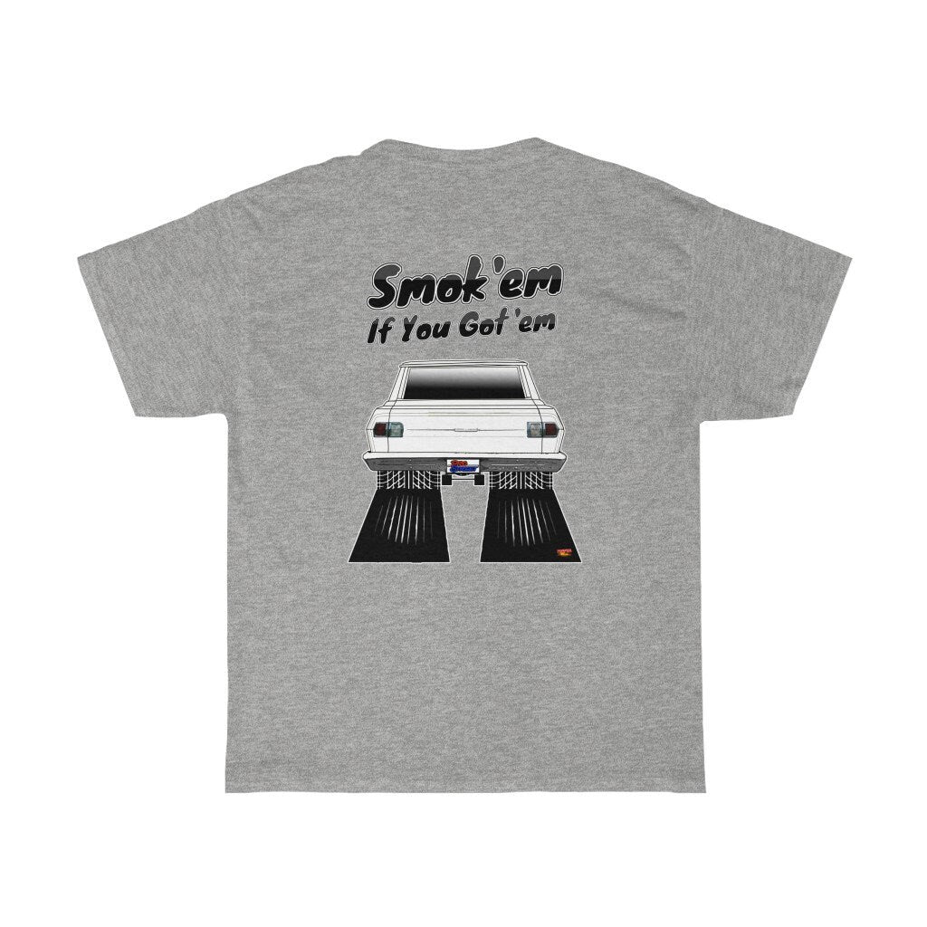 65 Chevy 2 Nova Wagon T-Shirt - Smokem if You Gotem - Sizes S-5XL