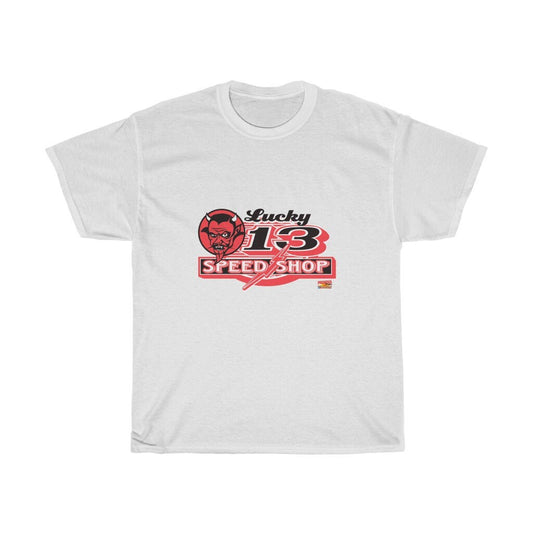 Lucky 13 Speed Shop T-Shirt - Hot Rod Garage - Sizes S-5XL
