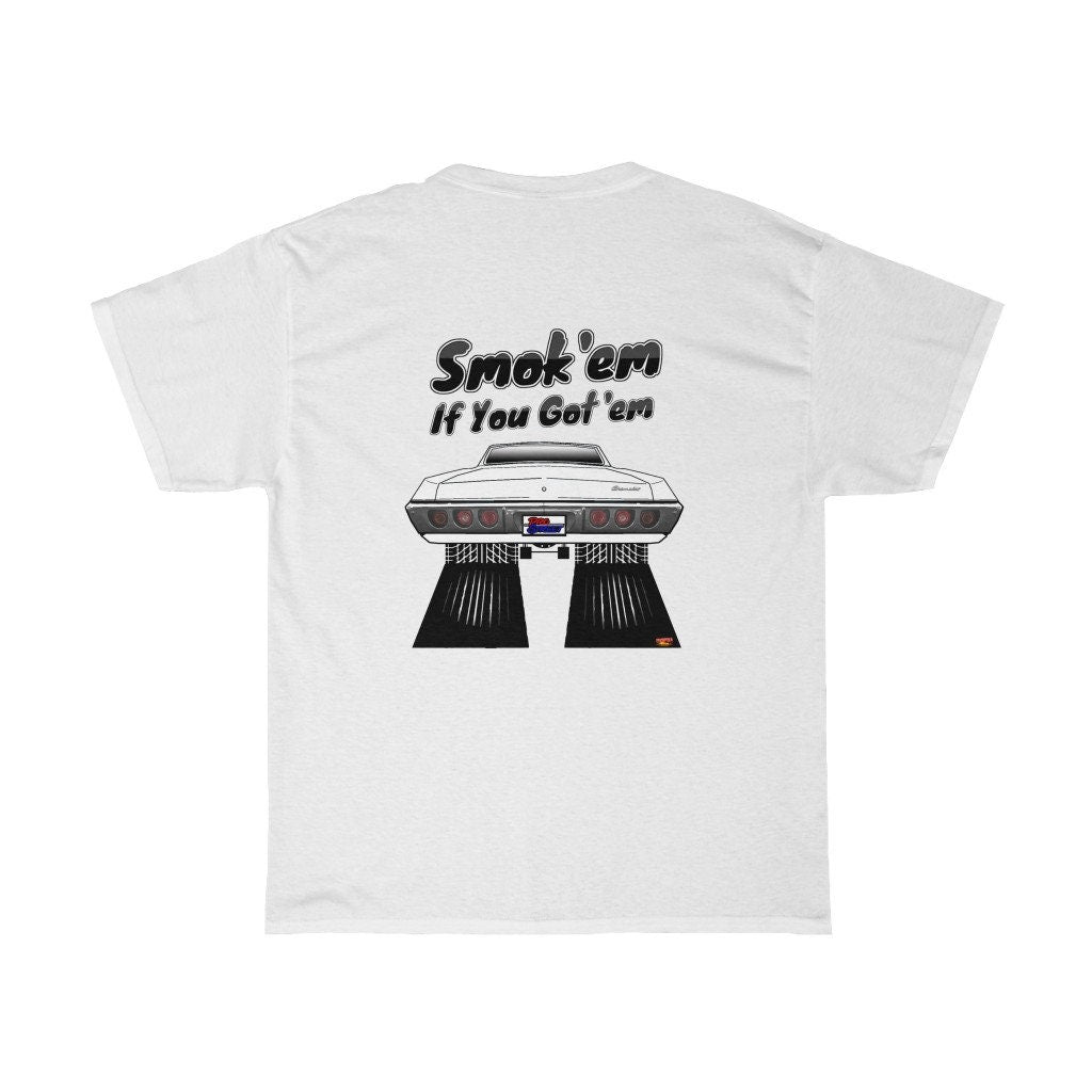 68 Chevy Impala T-Shirt - Smokem if You Gotem - Sizes S-5XL