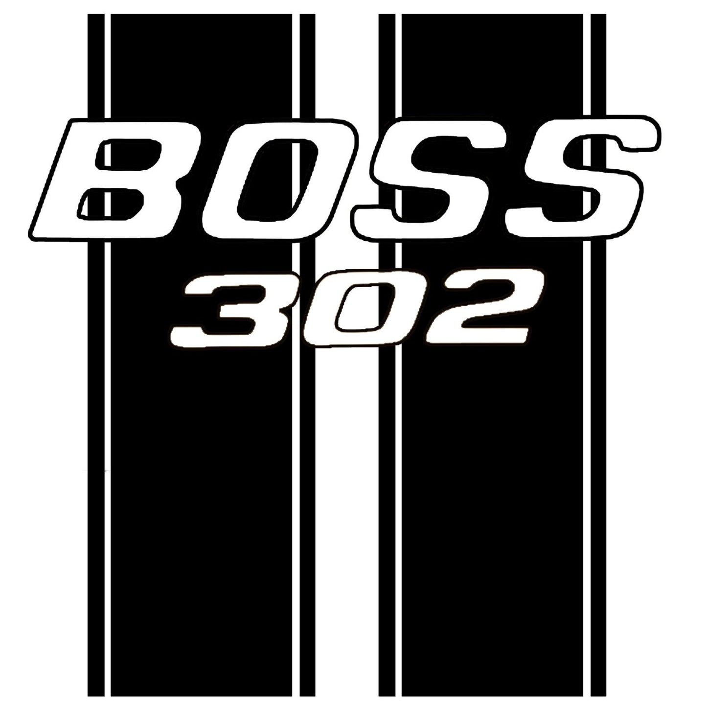 Racing Stripes T-Shirt - Ford Boss 302