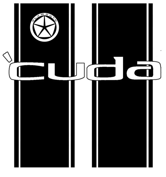 Racing Stripes T-Shirt - Plymouth 'Cuda