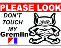Please Look Don't Touch the 5 x 7 Car Show sign Aluminum, 5 x 7 AMC Gremlin